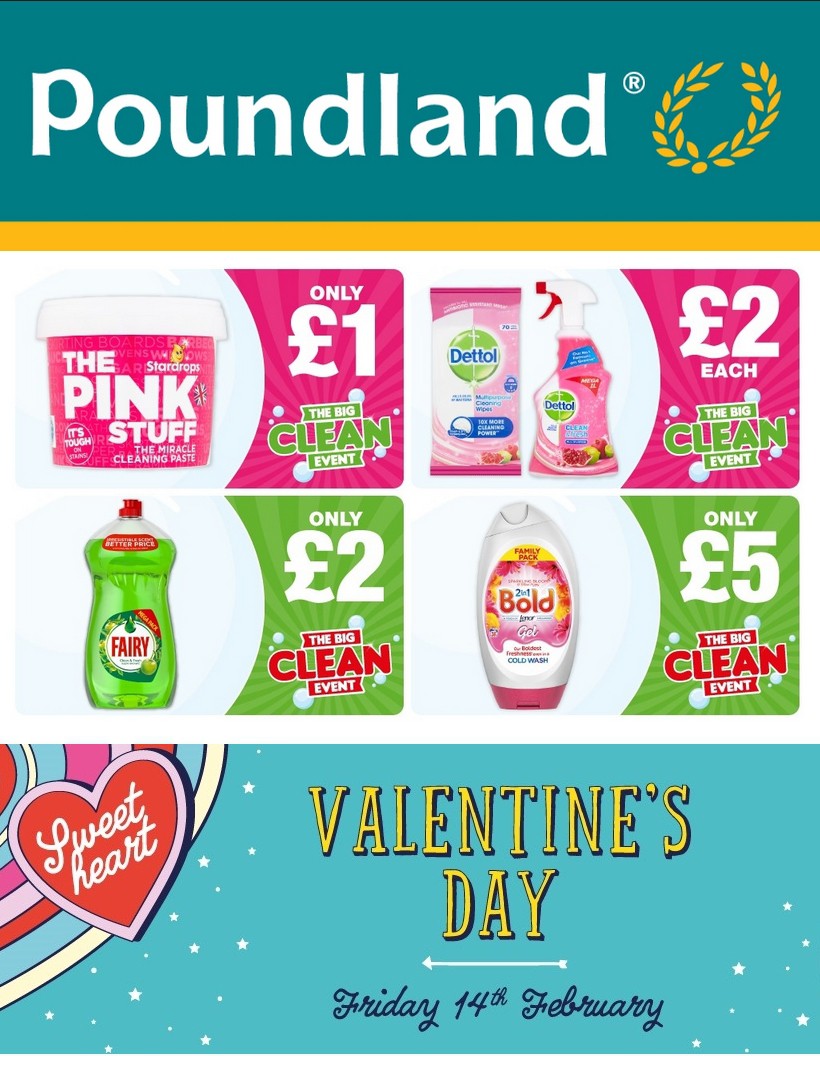 Poundland Offers from 4 February