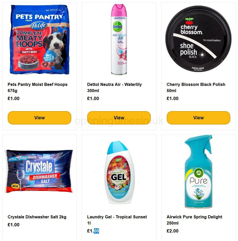 Poundland Offers from 25 August