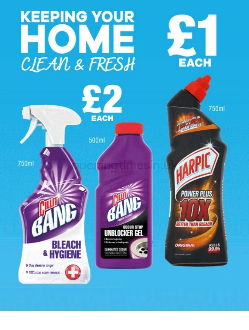 Poundland Making your home happy & healthy! Offers from 7 September