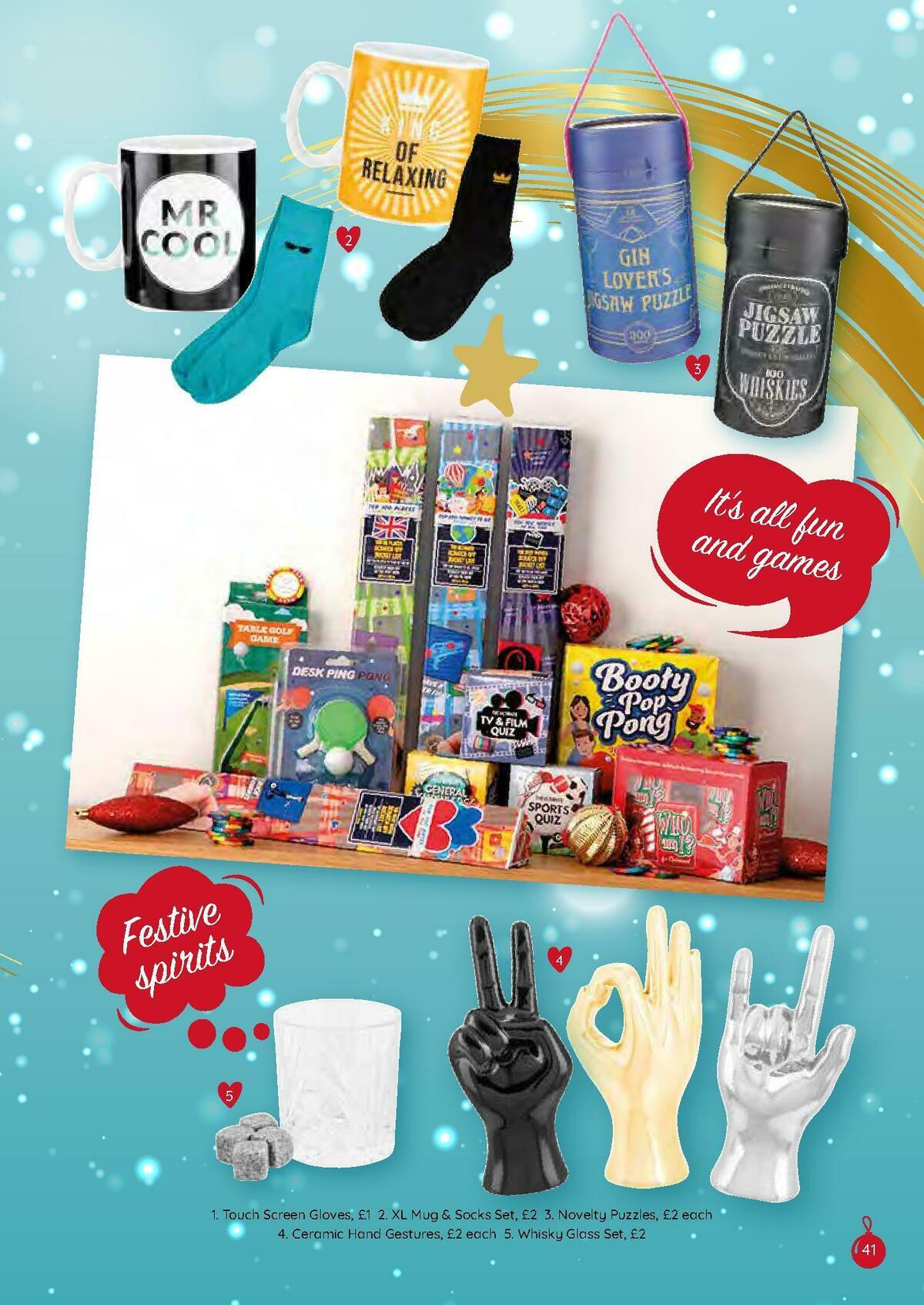 Poundland Christmas Lookbook Offers from 21 September