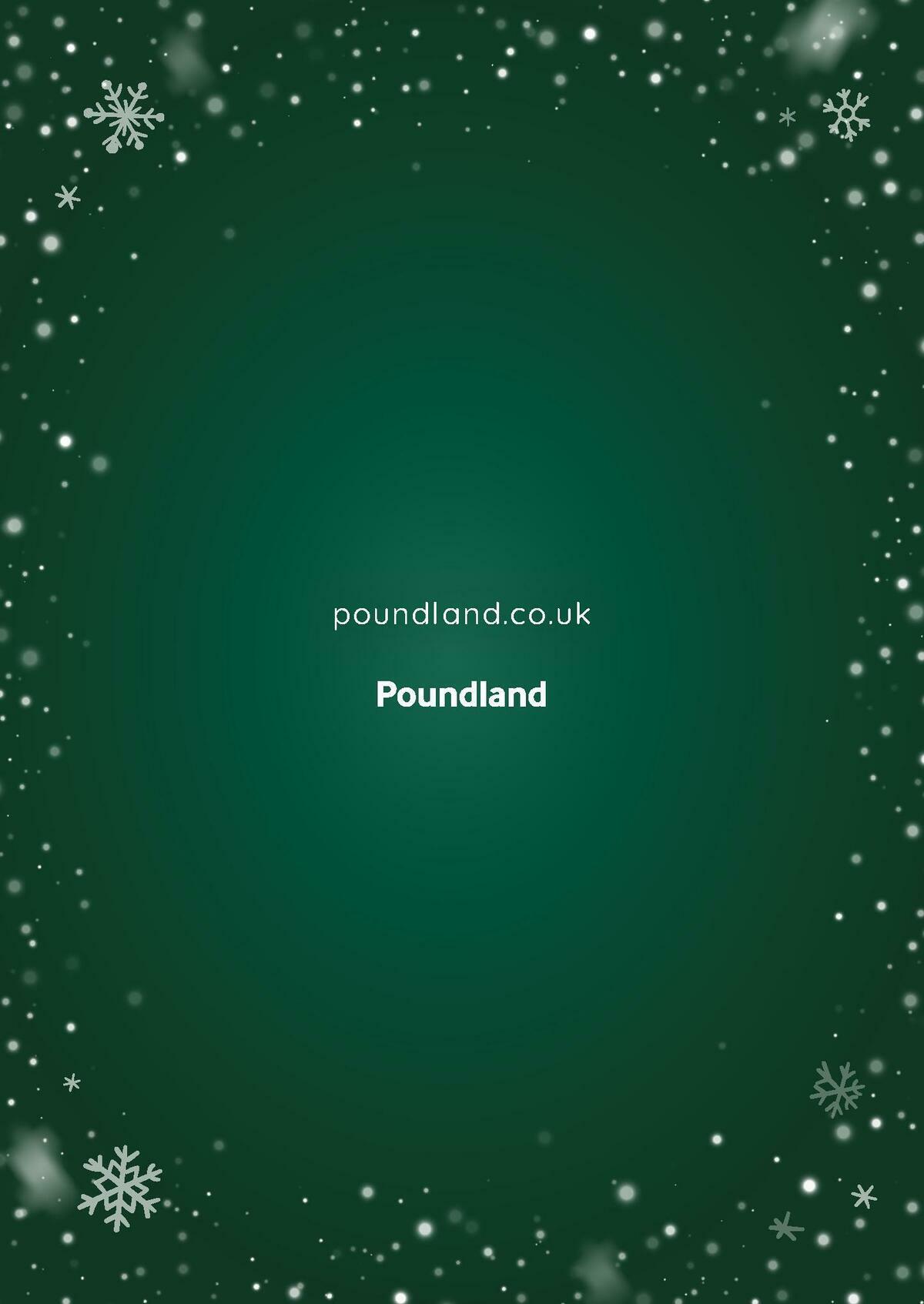 Poundland Christmas Lookbook Offers from 21 September