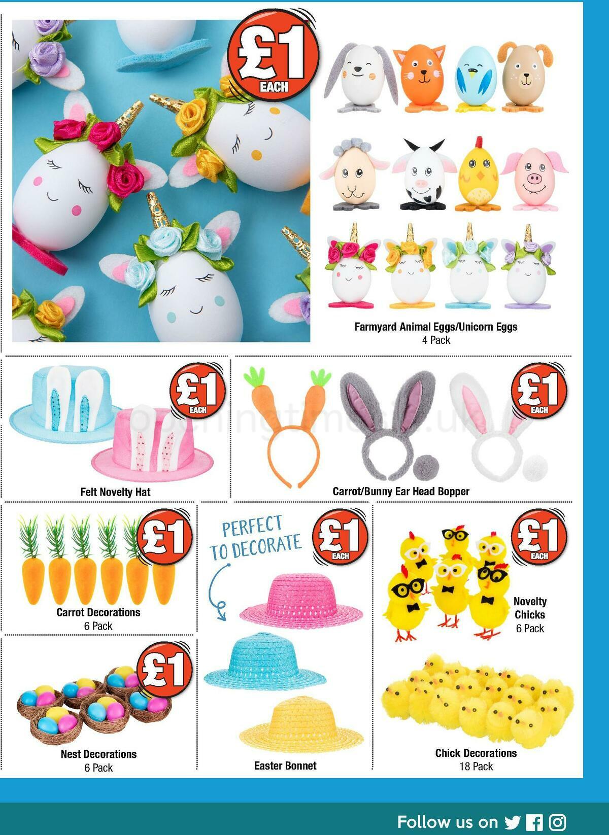 Poundland Easter Offers from 15 March