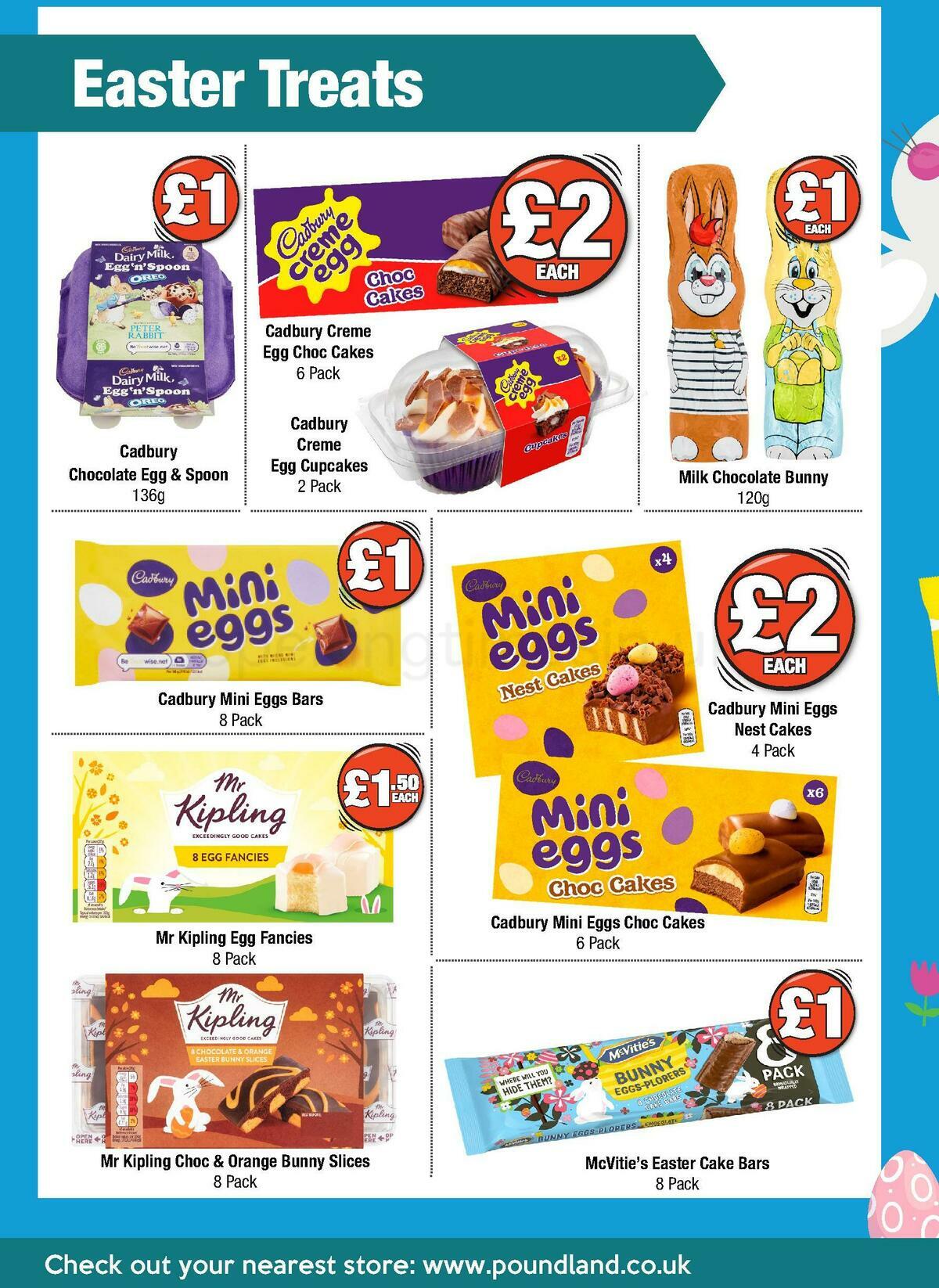 Poundland Easter Offers from 15 March
