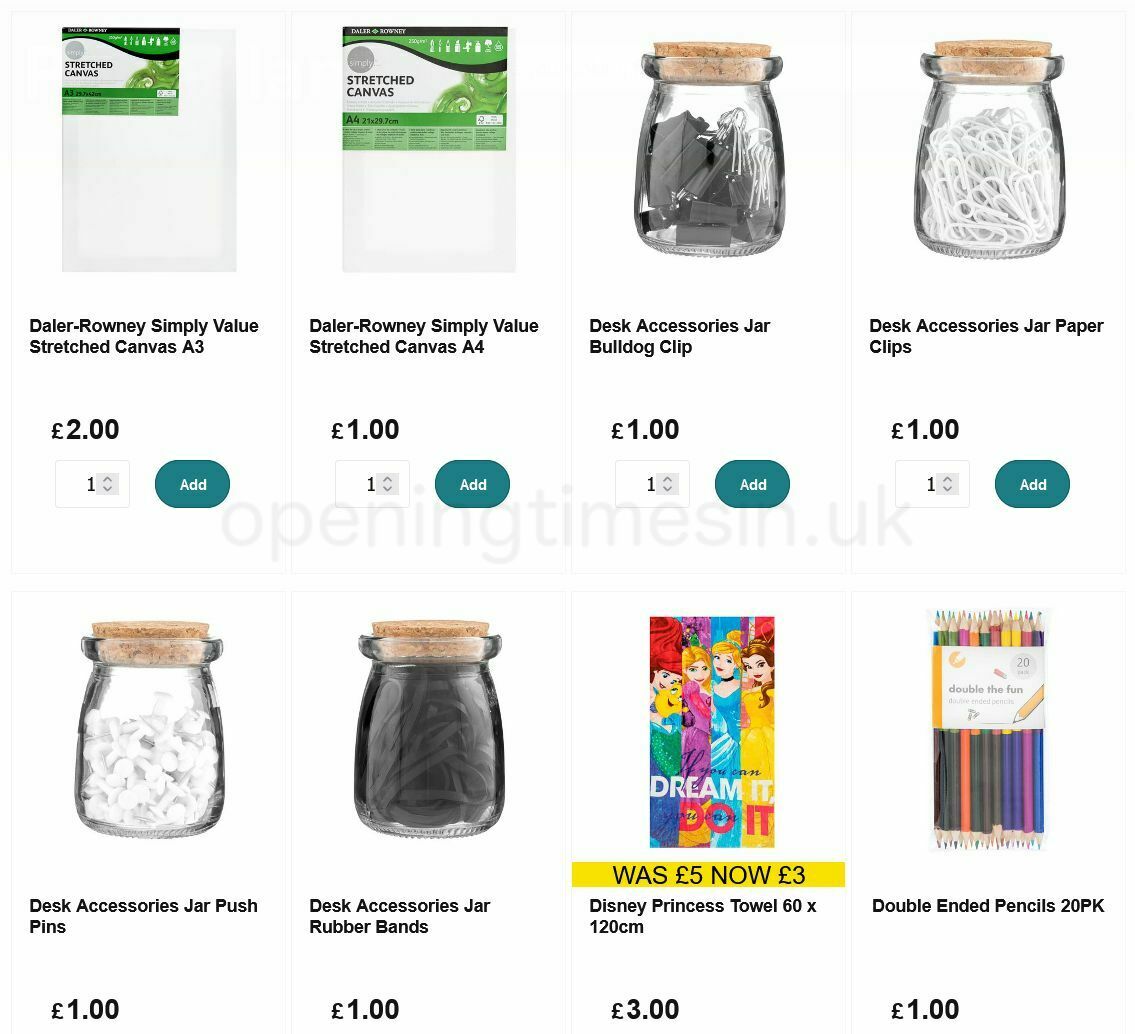 Poundland Back to School Offers from 30 August