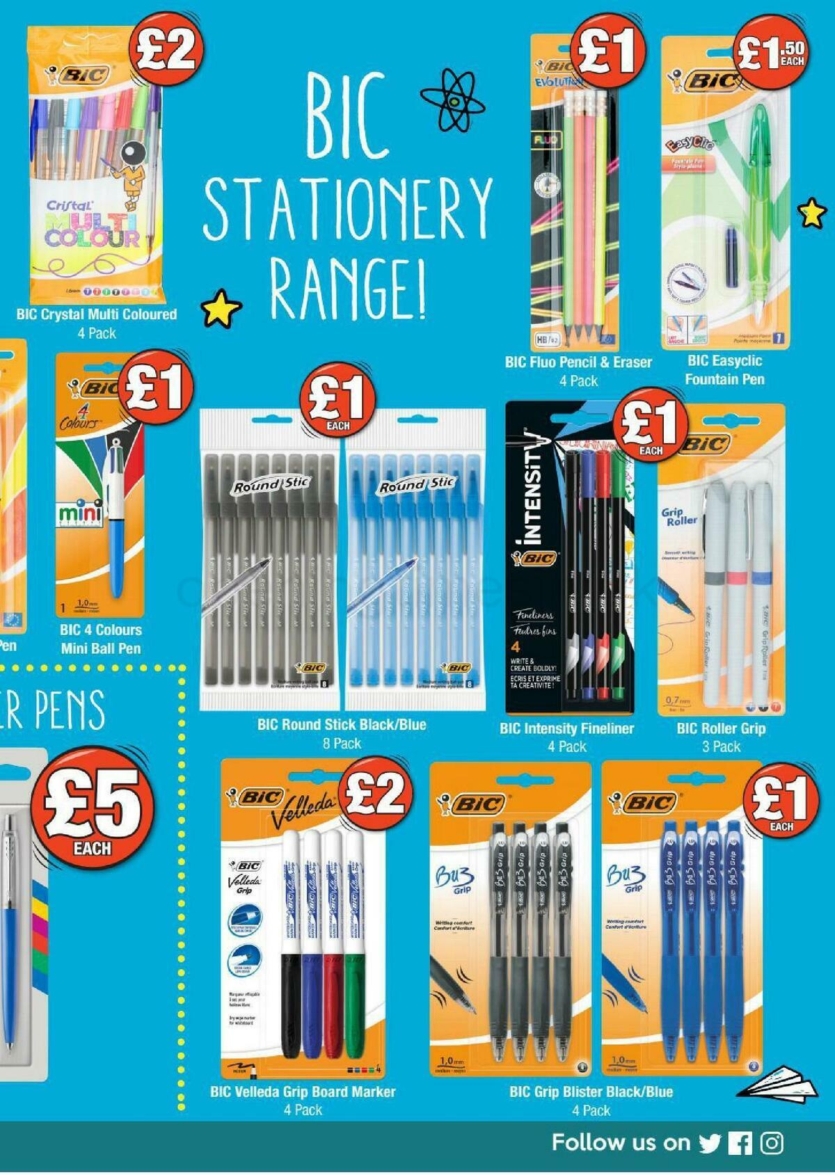 Poundland Back to School Offers from 1 September