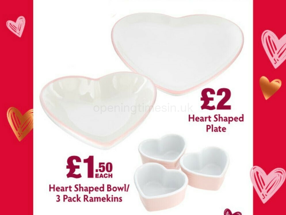 Poundland Valentine's Day Offers from 7 February