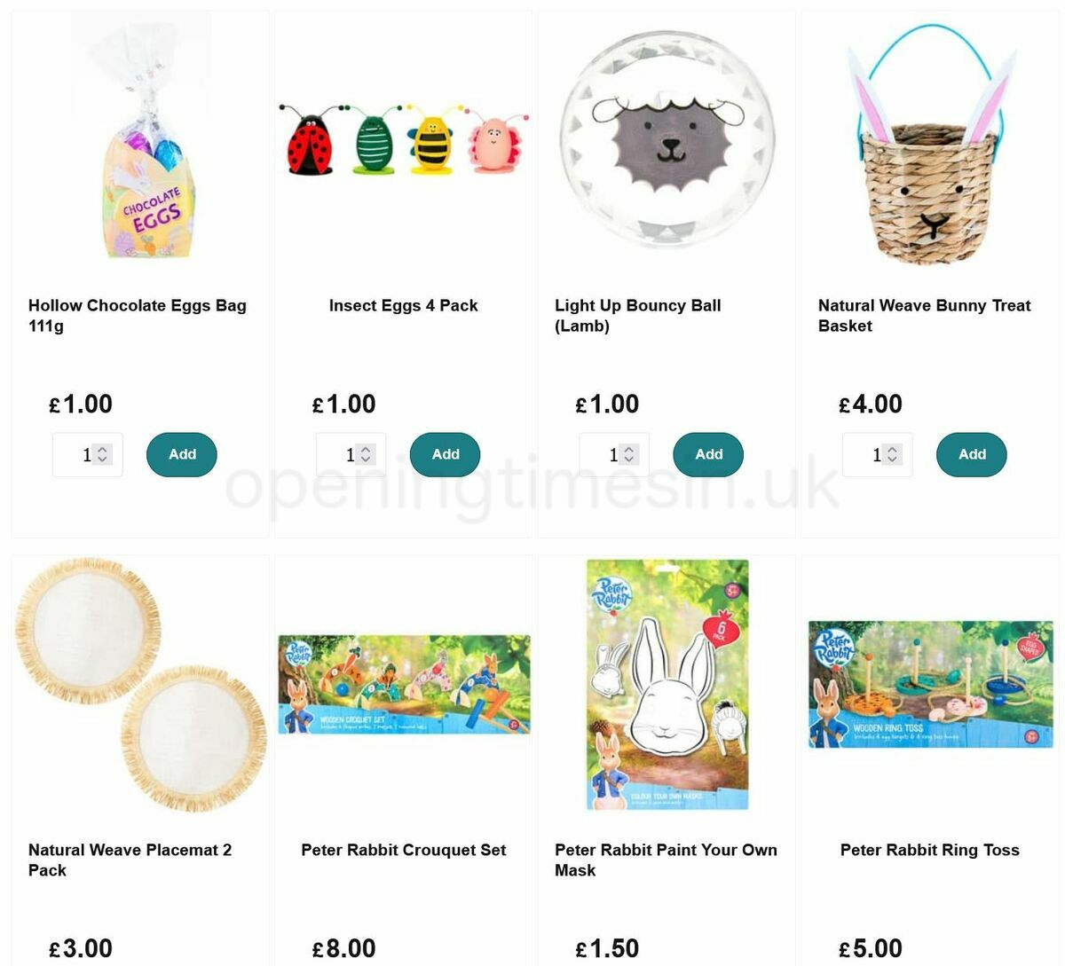 Poundland Easter Offers from 28 March