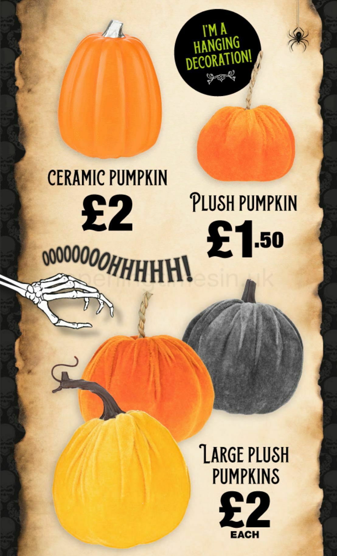Poundland Halloween Offers from 8 October