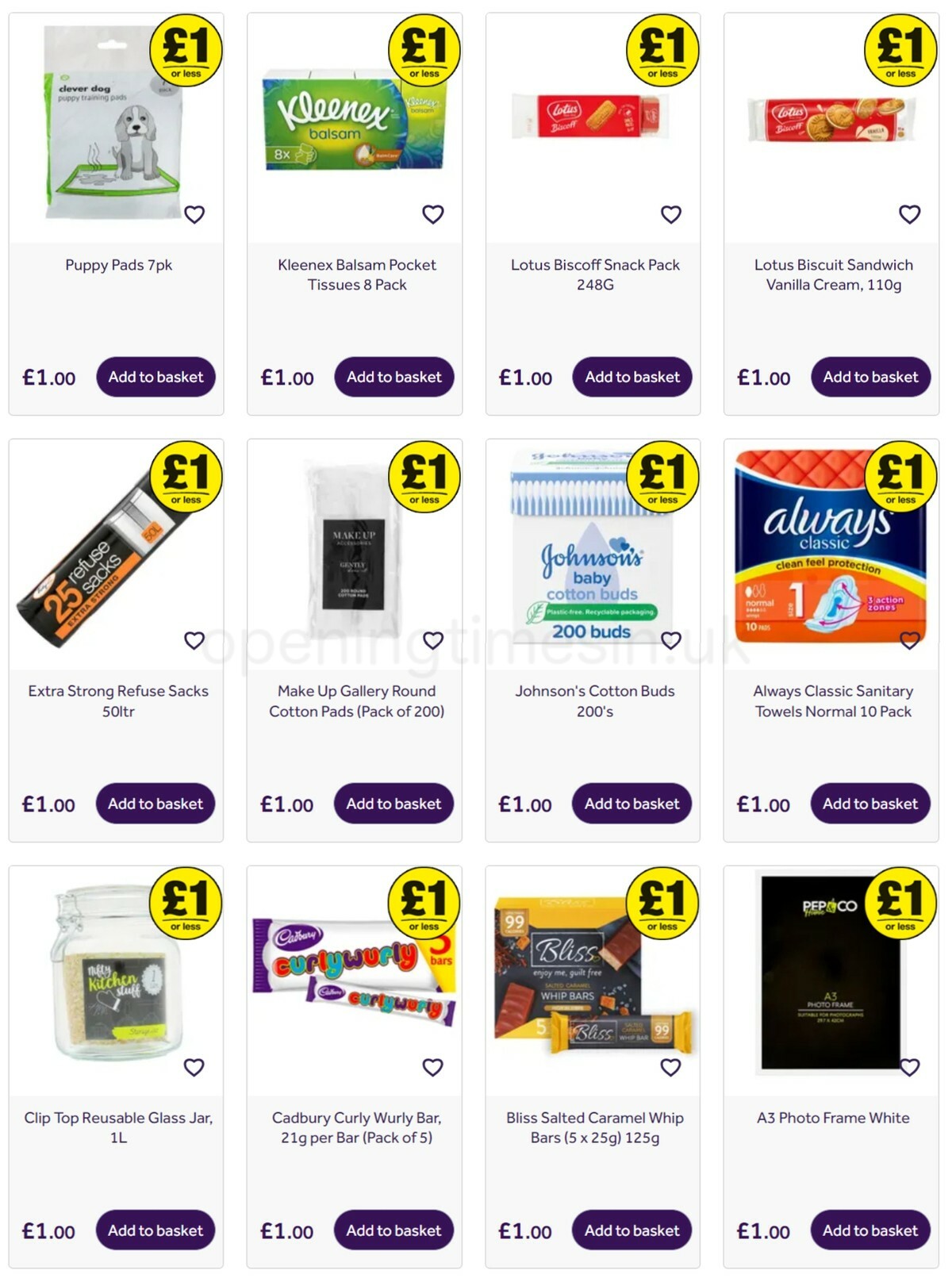 Poundland Offers from 9 January