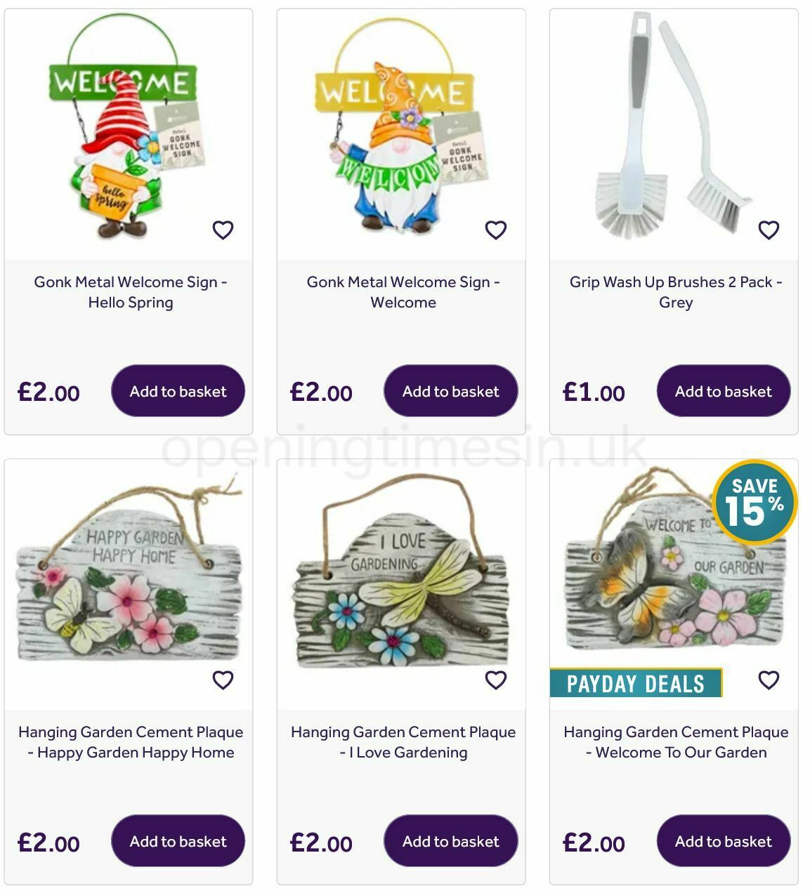 Poundland Offers from 3 April