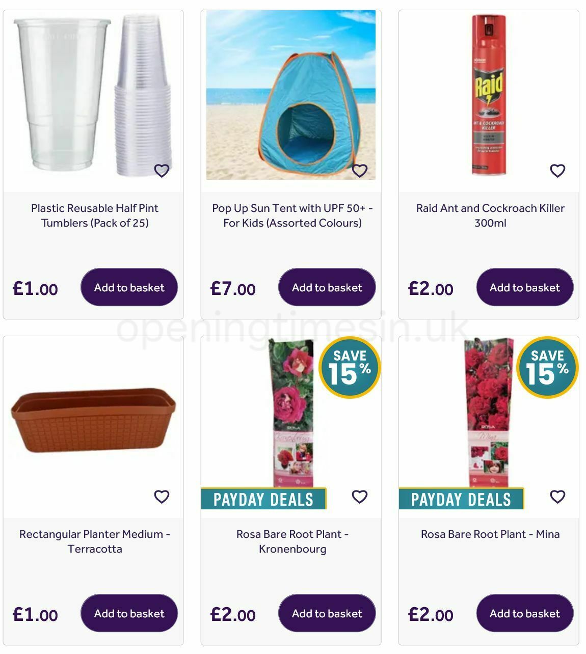 Poundland Offers from 3 April