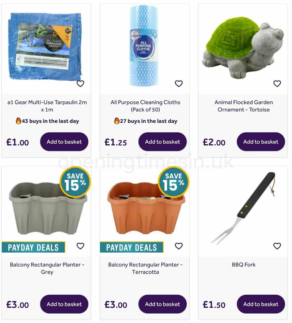 Poundland Offers from 3 April