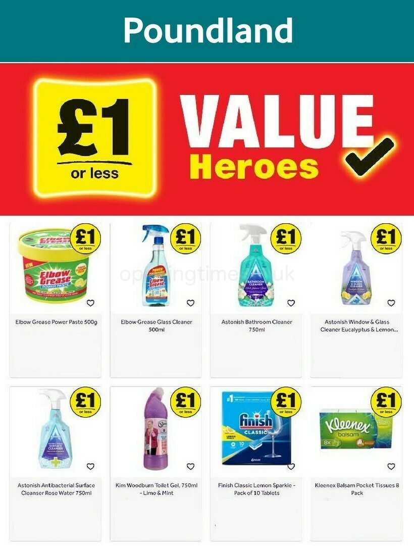 Poundland Offers from 17 April