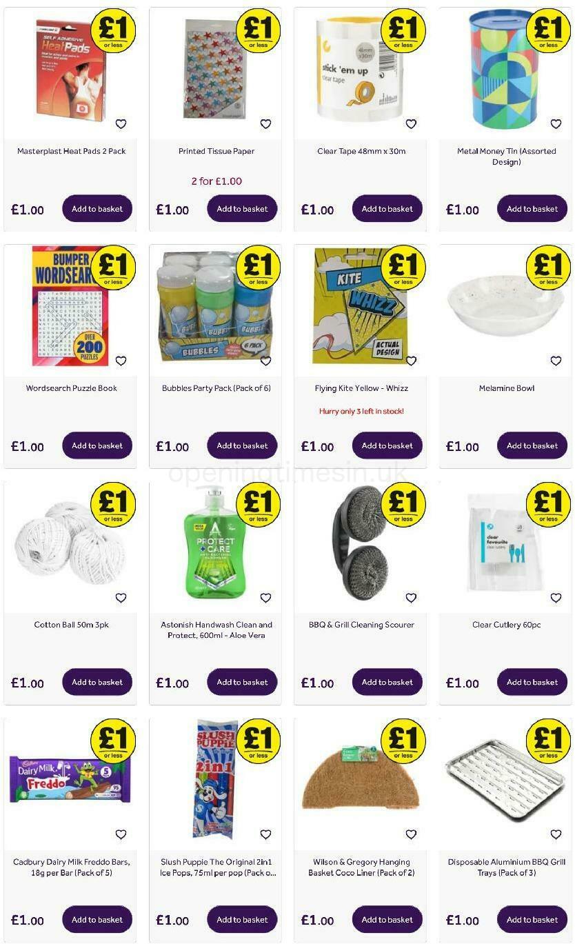 Poundland Offers from 17 April
