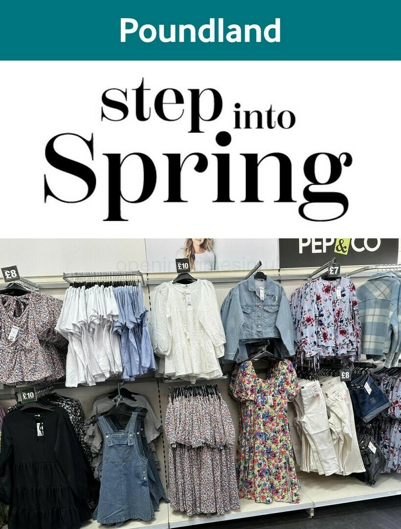 Poundland Offers from 1 May