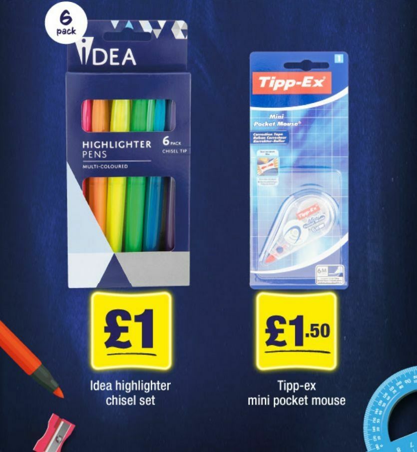 Poundland Back to School Offers from 28 August