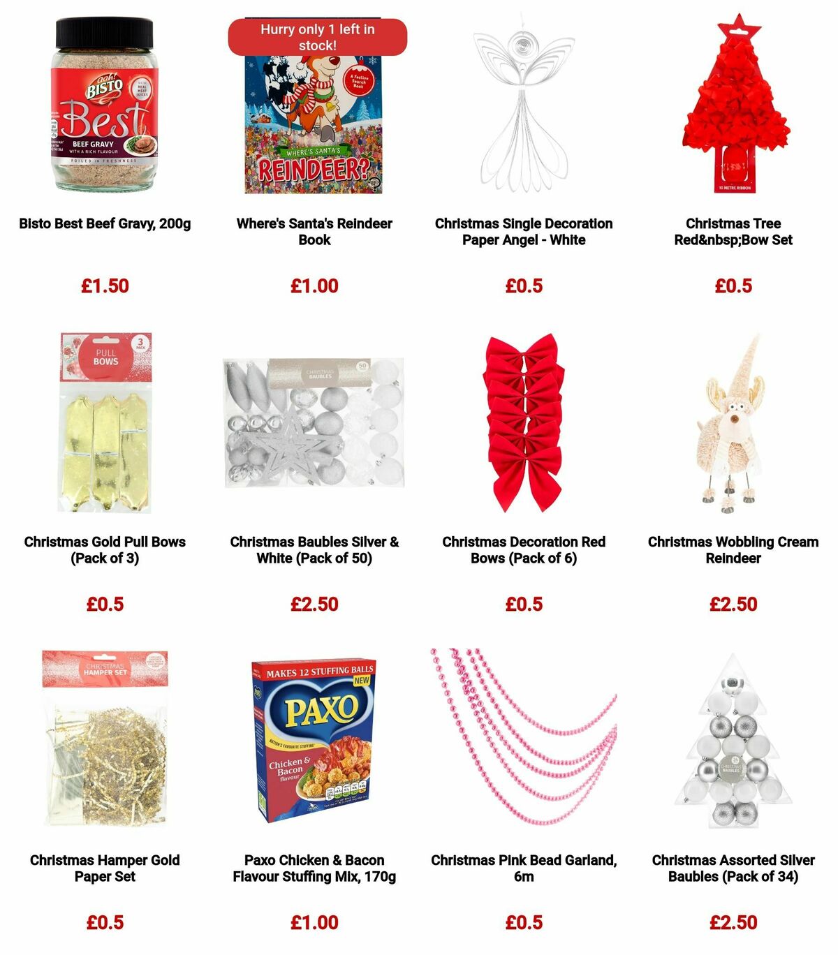 Poundland Offers from 26 December