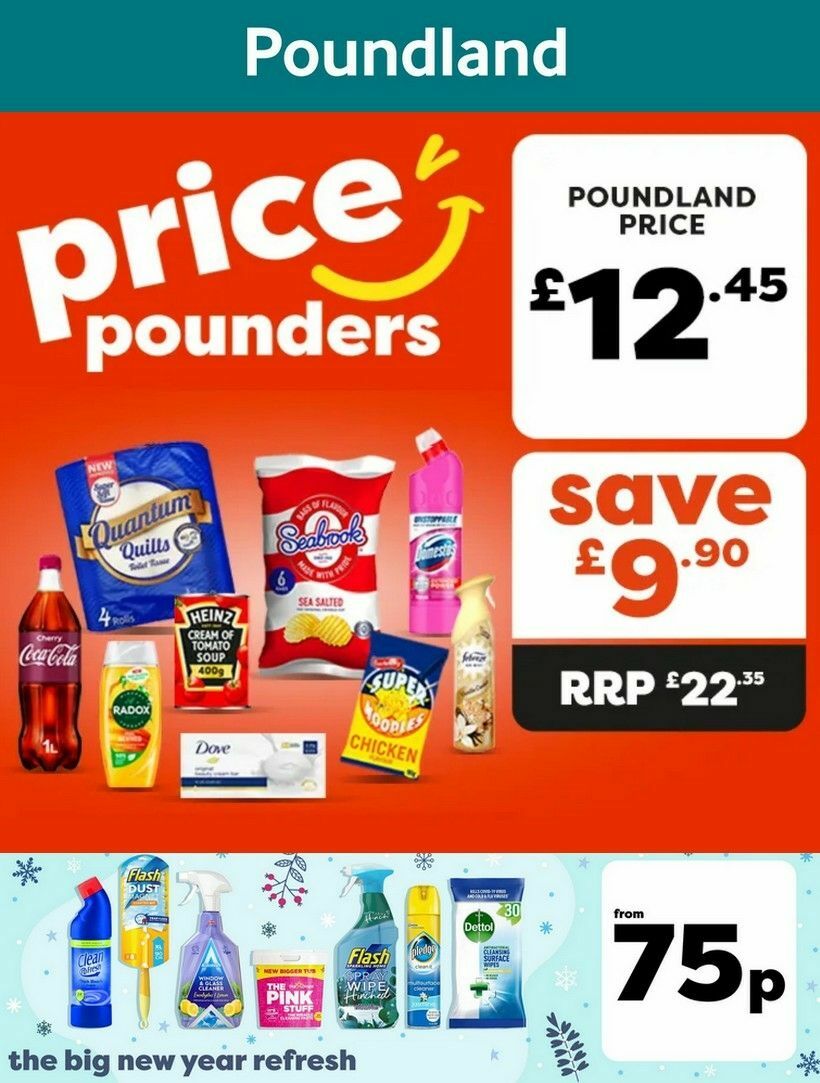 Poundland Offers from 8 January