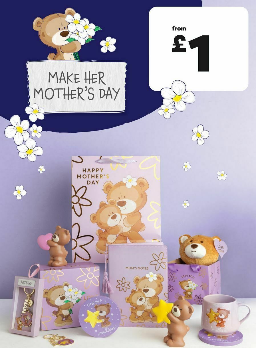 Poundland Mother's Day Offers from 20 February