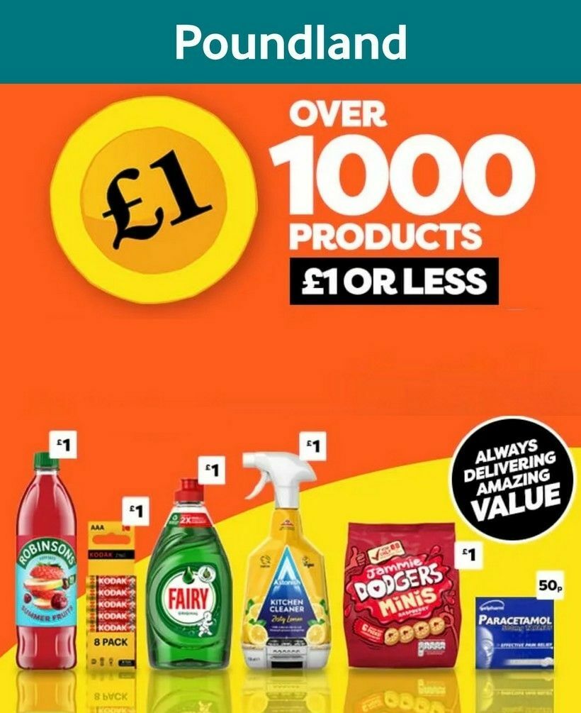 Poundland Offers from 11 June