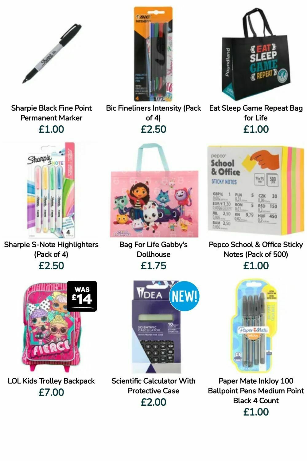 Poundland Offers from 27 August