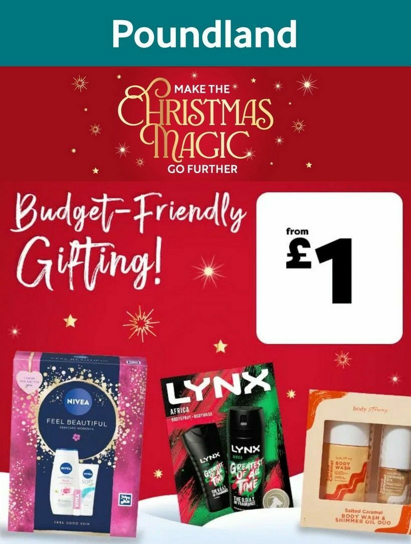 Poundland Offers from 9 December