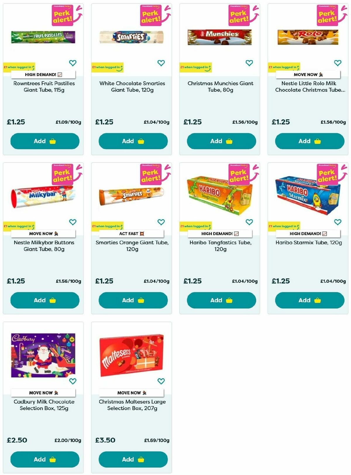 Poundland Offers from 9 December