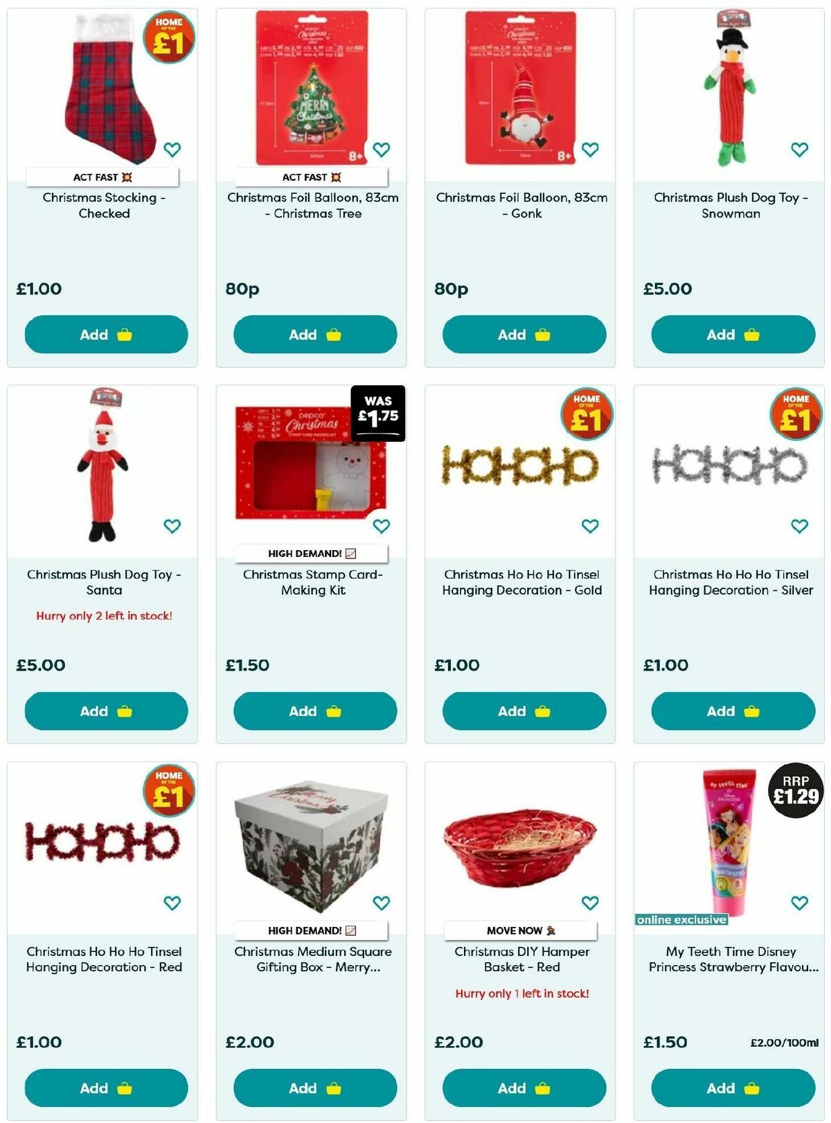 Poundland Offers from 9 December