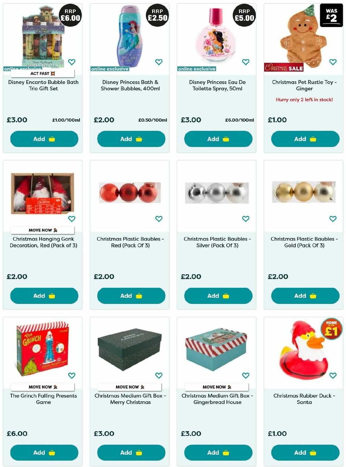 Poundland Offers from 9 December