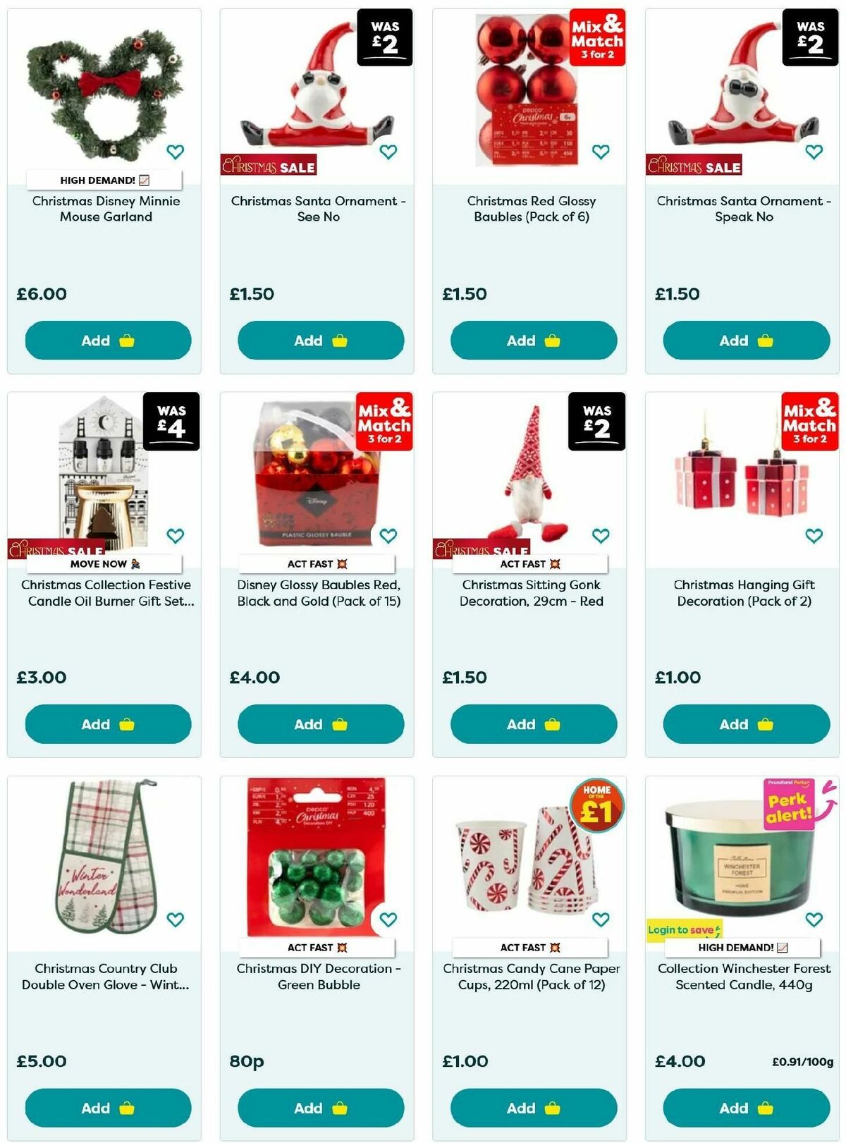 Poundland Offers from 9 December