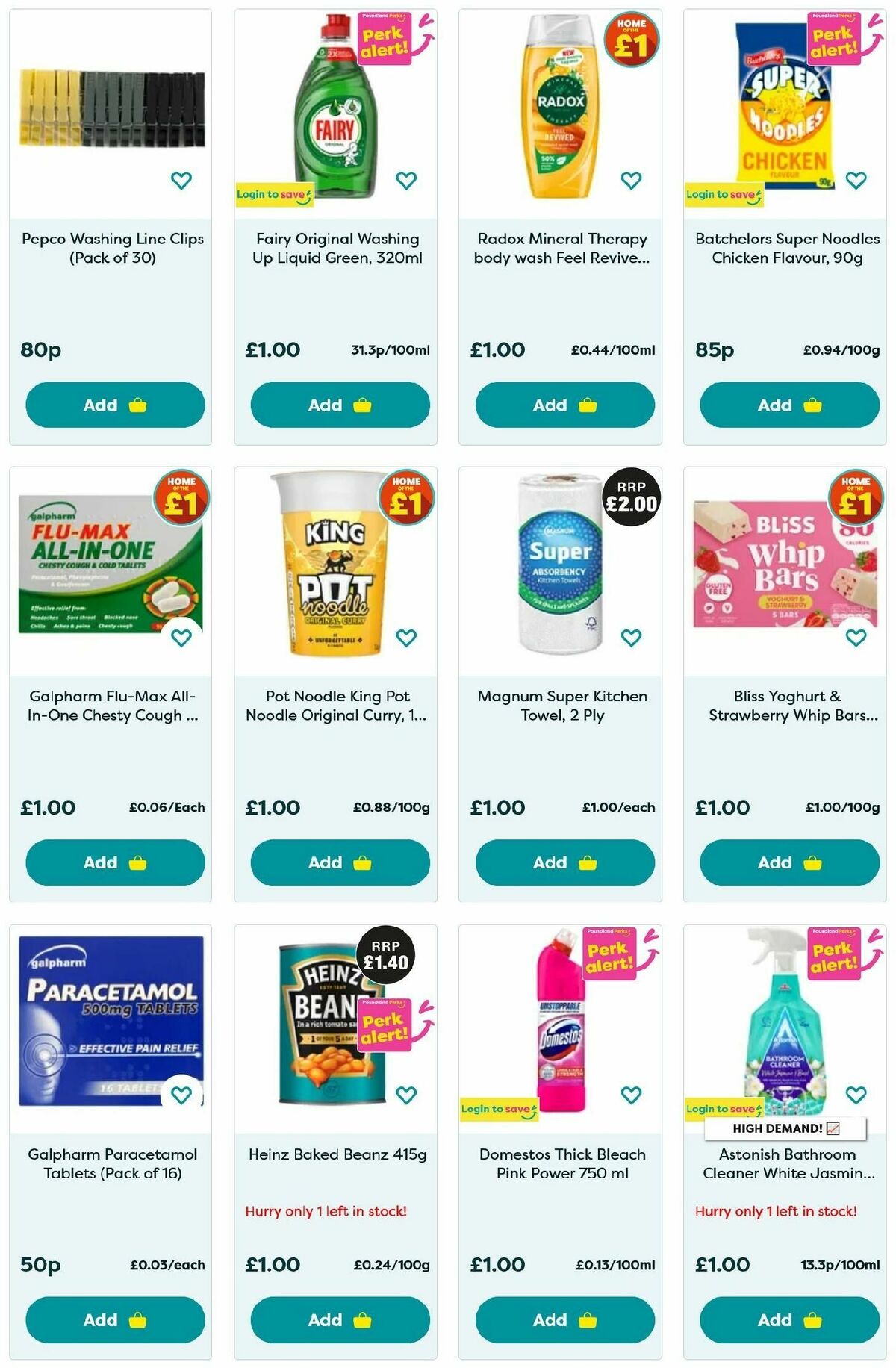Poundland Offers from 6 January