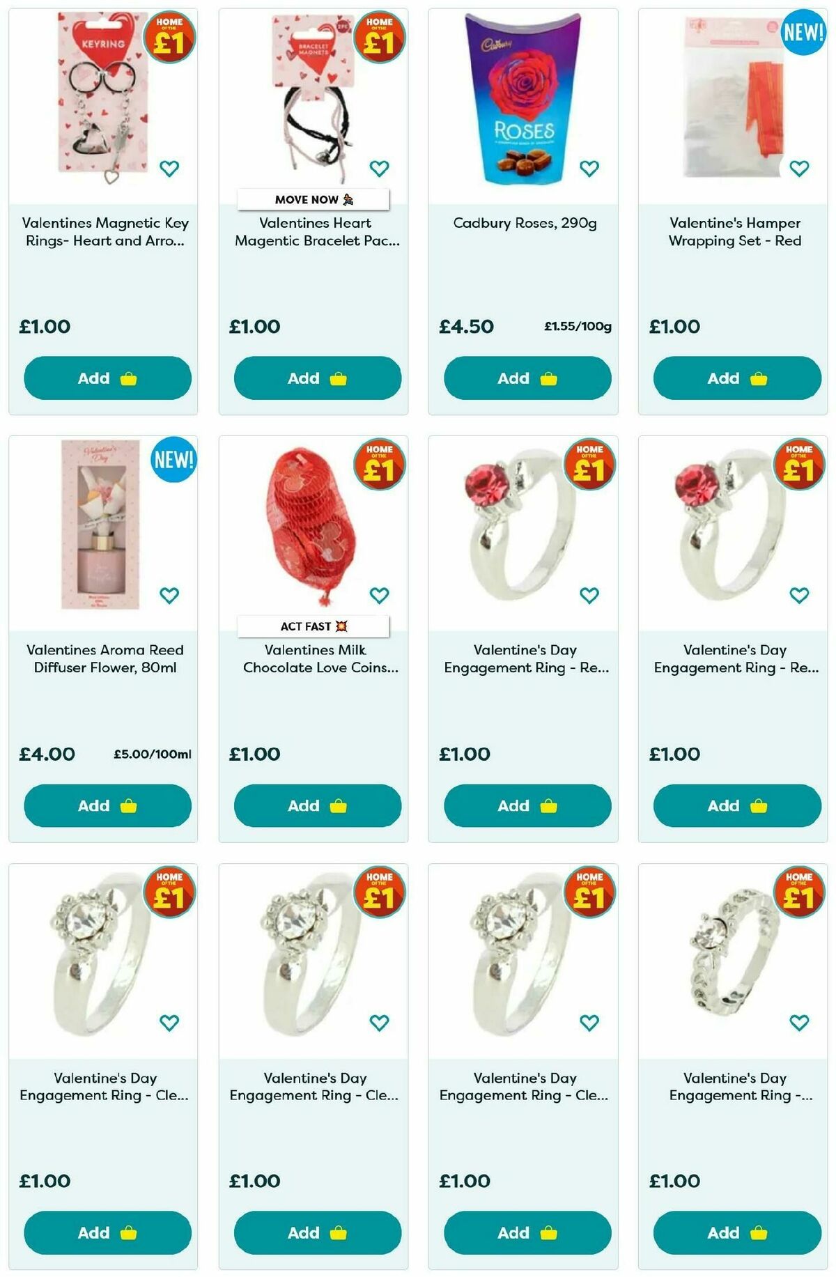 Poundland Valentine's Day Offers from 27 January