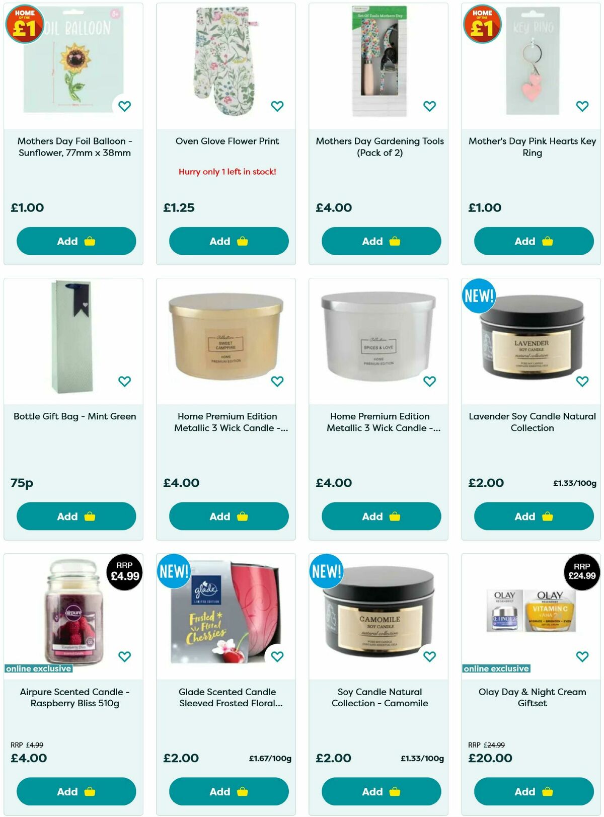 Poundland Mother's Day Offers from 4 March