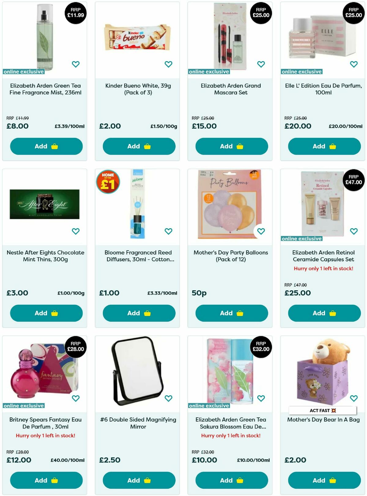 Poundland Mother's Day Offers from 4 March
