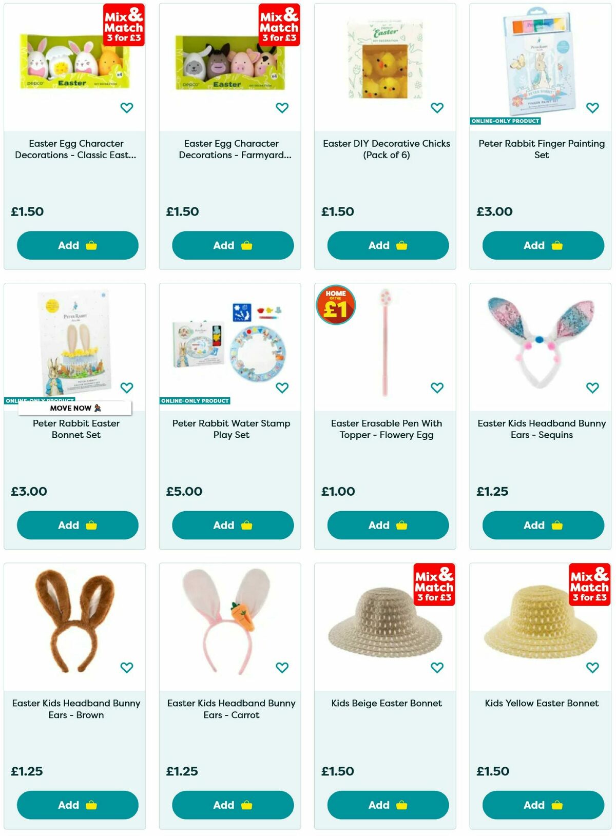 Poundland Easter Offers from 1 April
