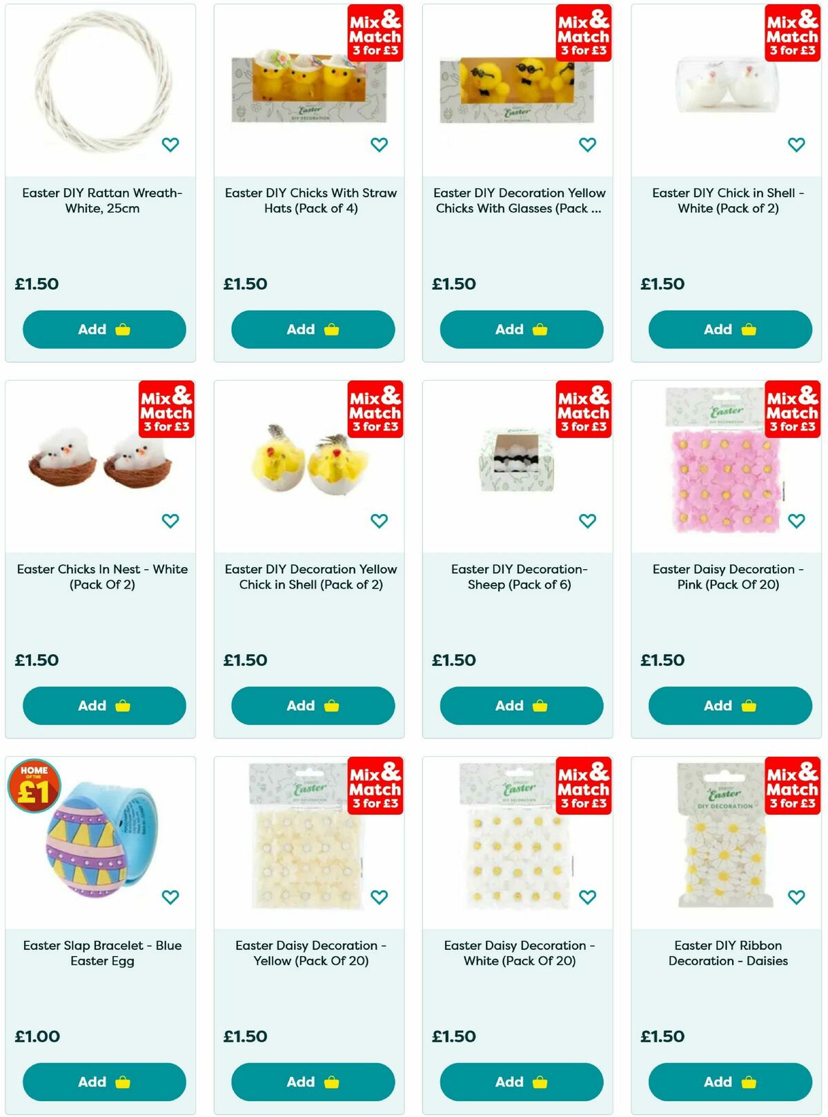 Poundland Easter Offers from 1 April