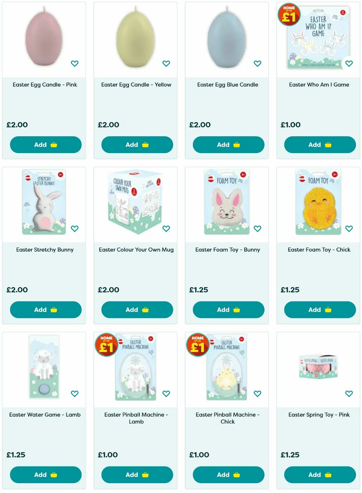 Poundland Easter Offers from 1 April