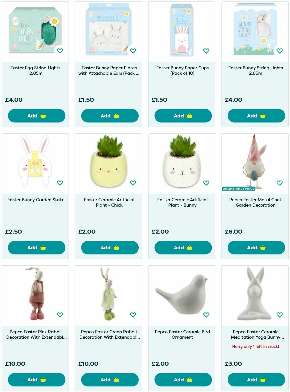 Poundland Easter Offers from 1 April