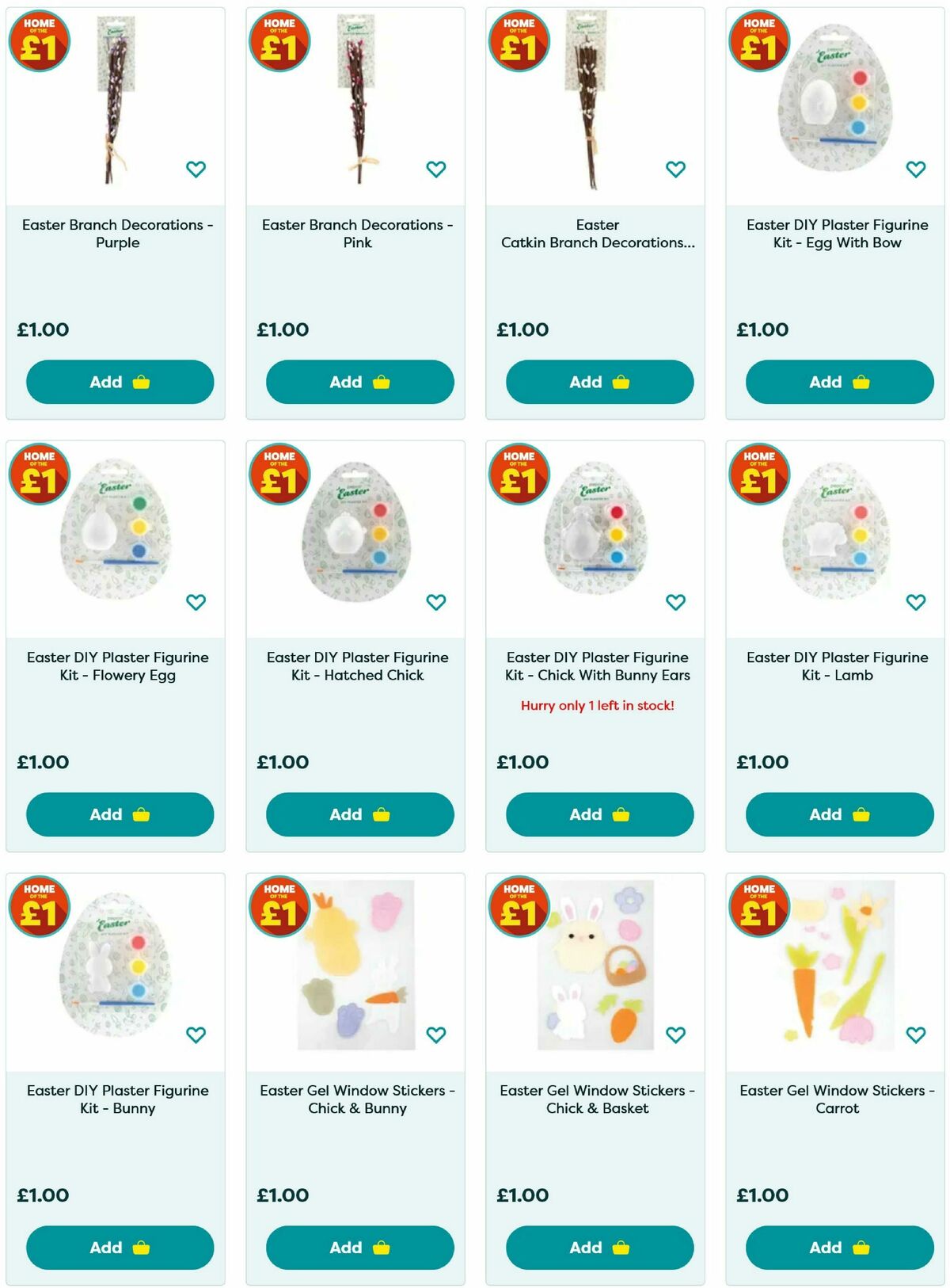Poundland Easter Offers from 1 April
