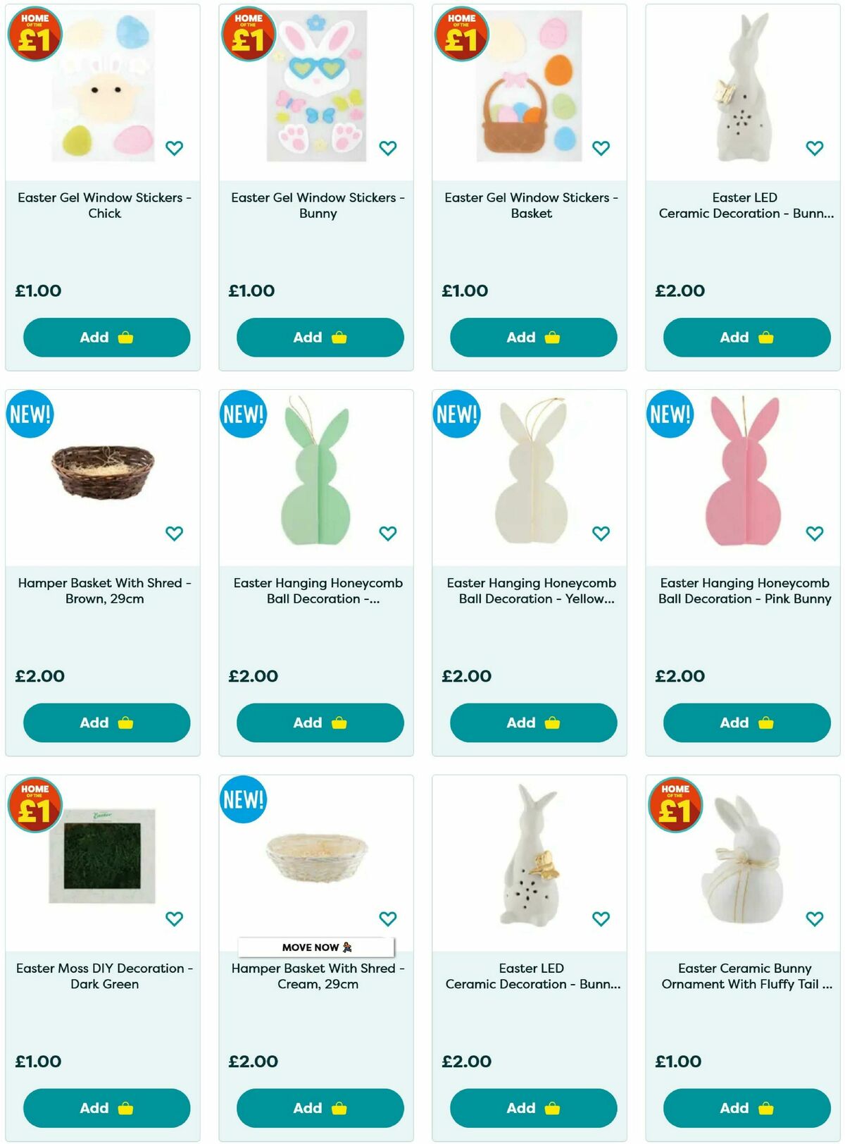 Poundland Easter Offers from 1 April