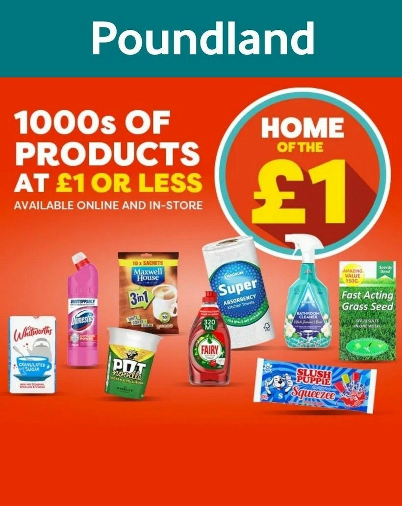 Poundland Offers from 15 April