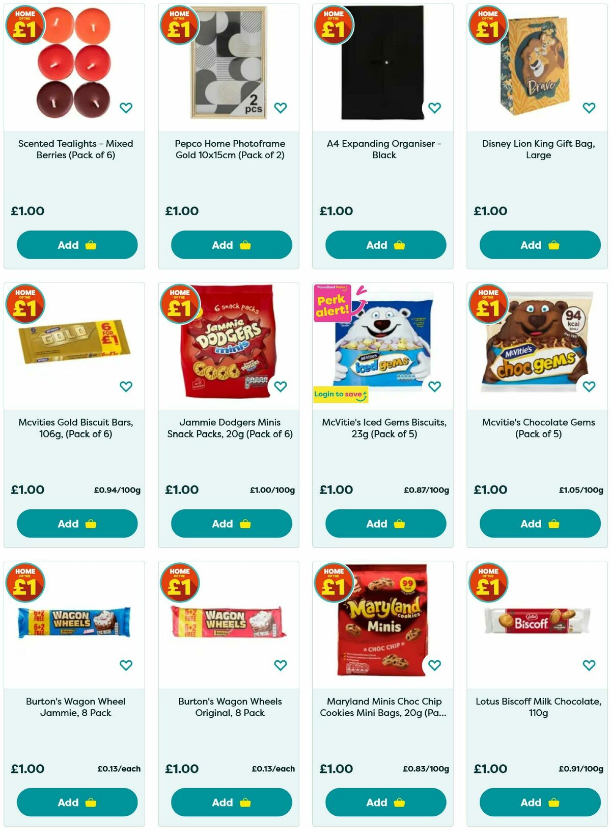 Poundland Offers from 15 April