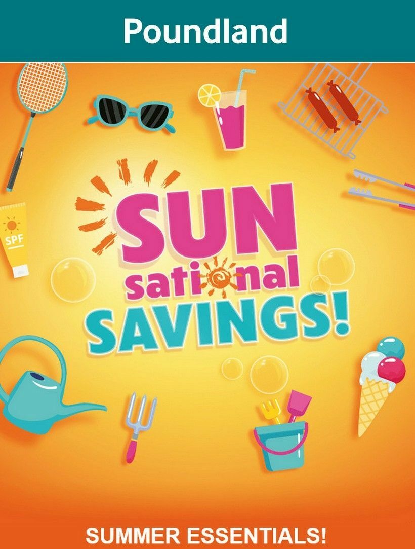 Poundland Summer Essentials Offers from 29 April