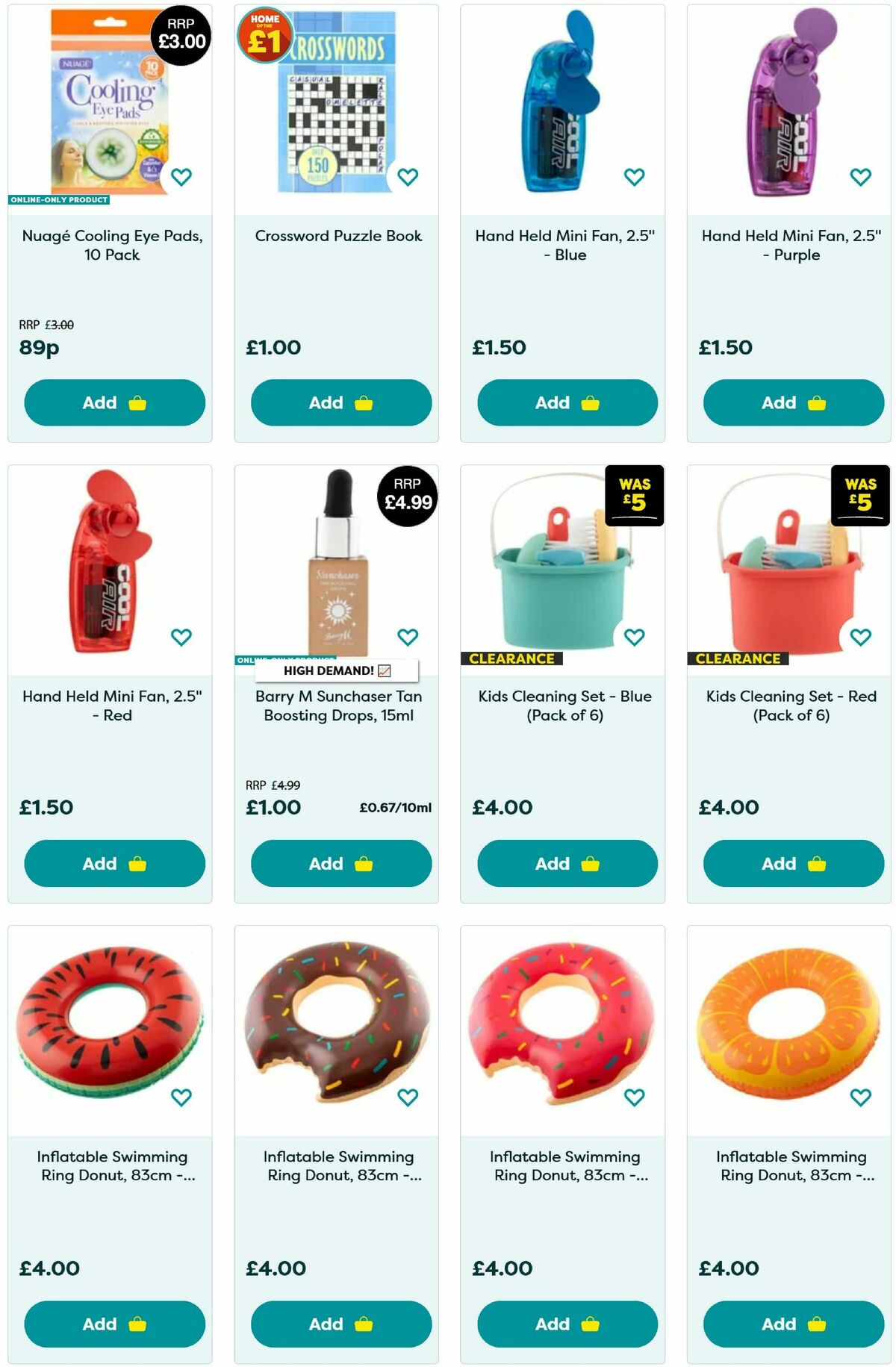 Poundland Summer Essentials Offers from 29 April