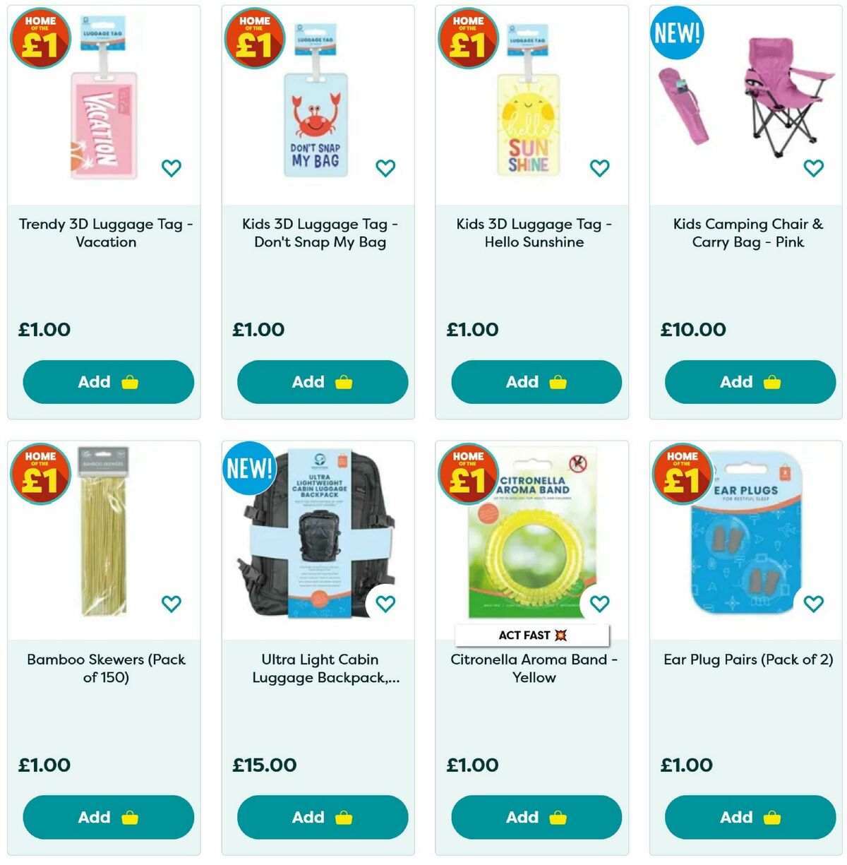 Poundland Summer Essentials Offers from 29 April