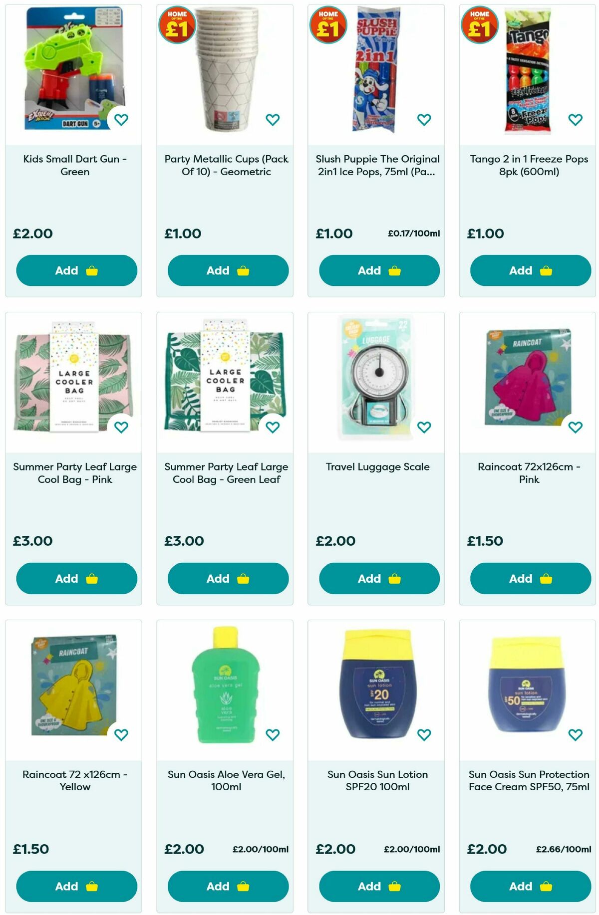 Poundland Summer Essentials Offers from 29 April