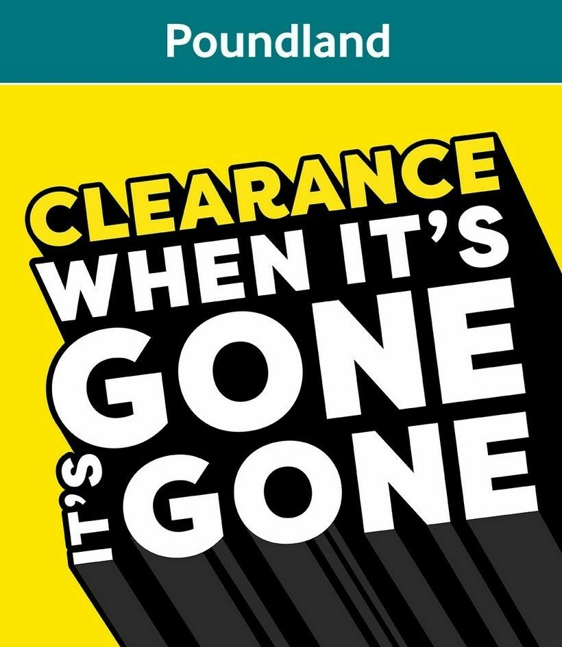 Poundland Clearance Offers from 22 July