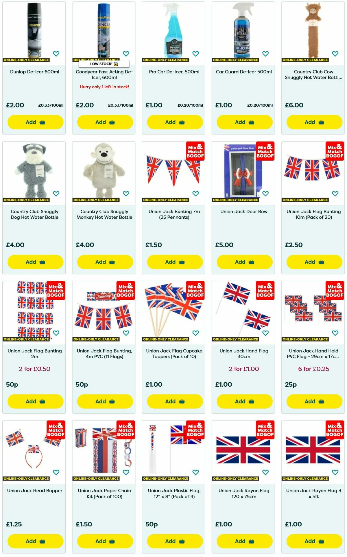 Poundland Clearance Offers from 22 July