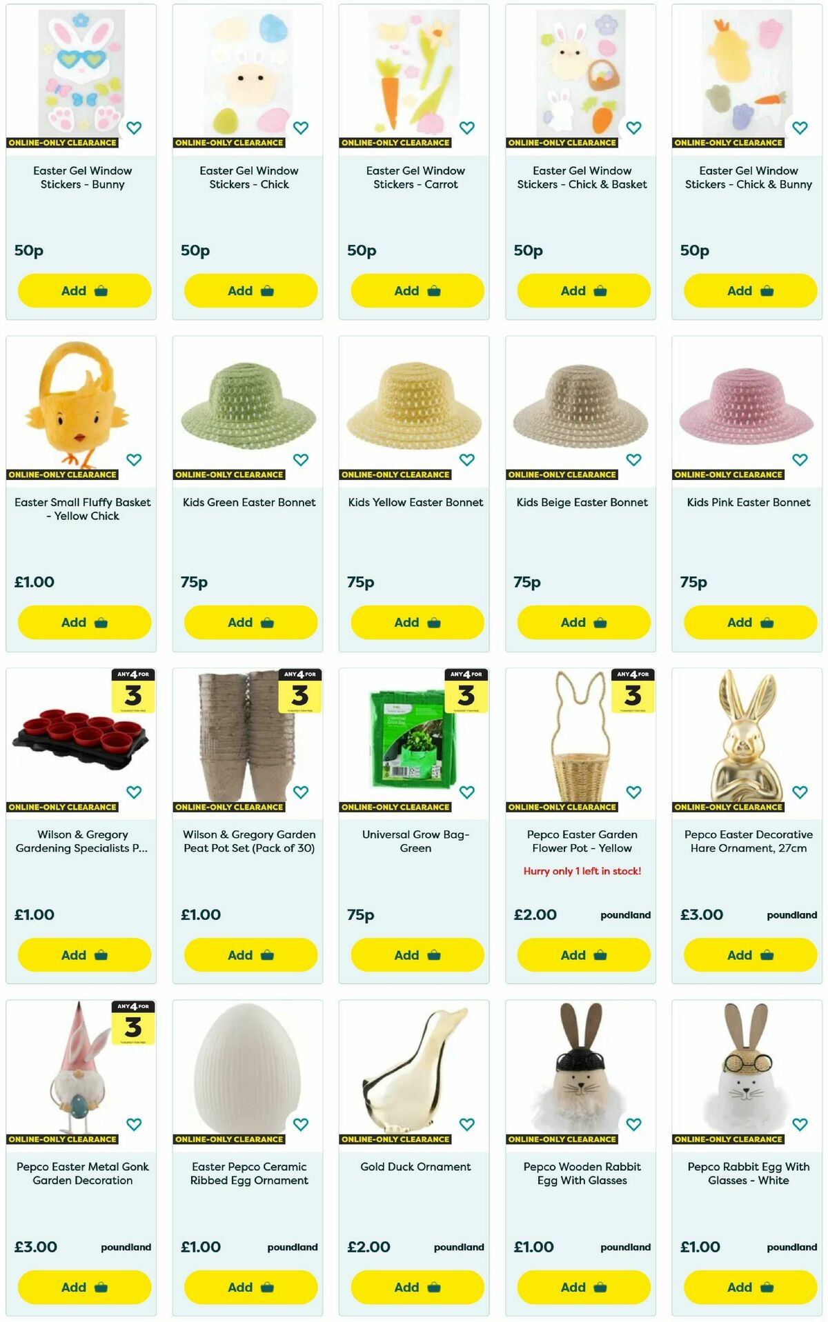 Poundland Clearance Offers from 22 July