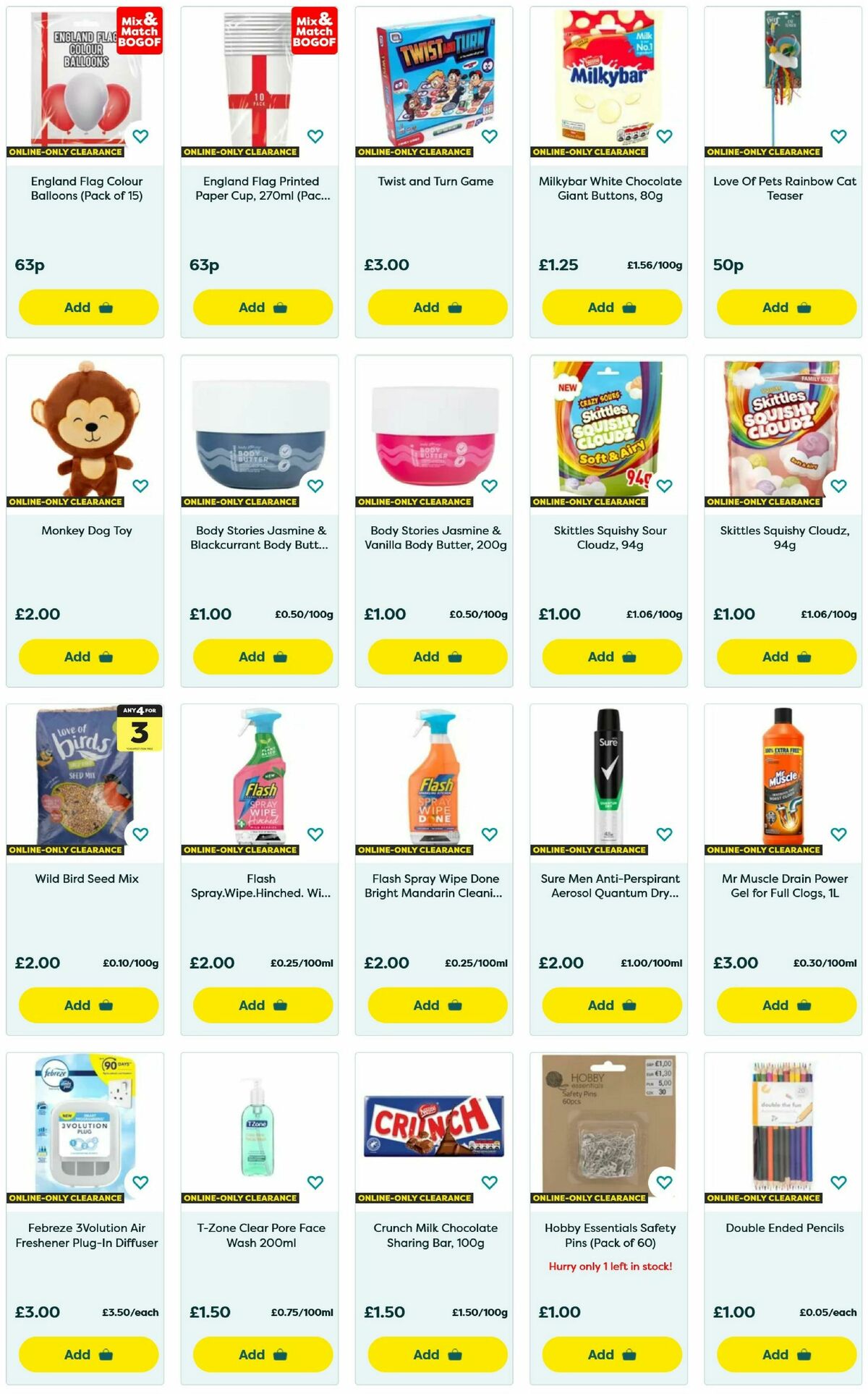 Poundland Clearance Offers from 22 July